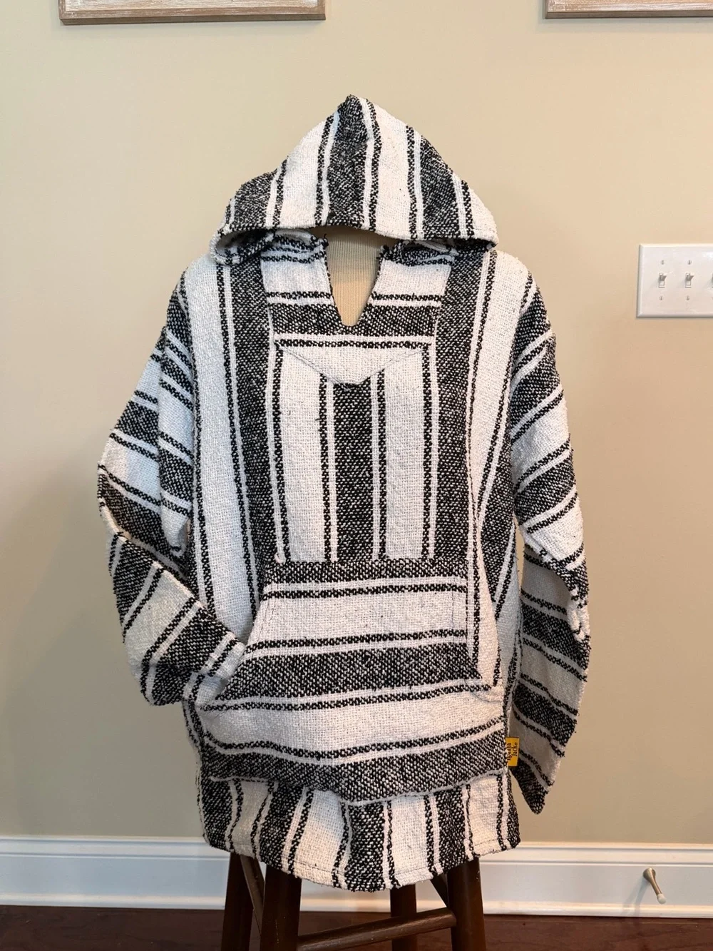 Black and white Rasta hoodie